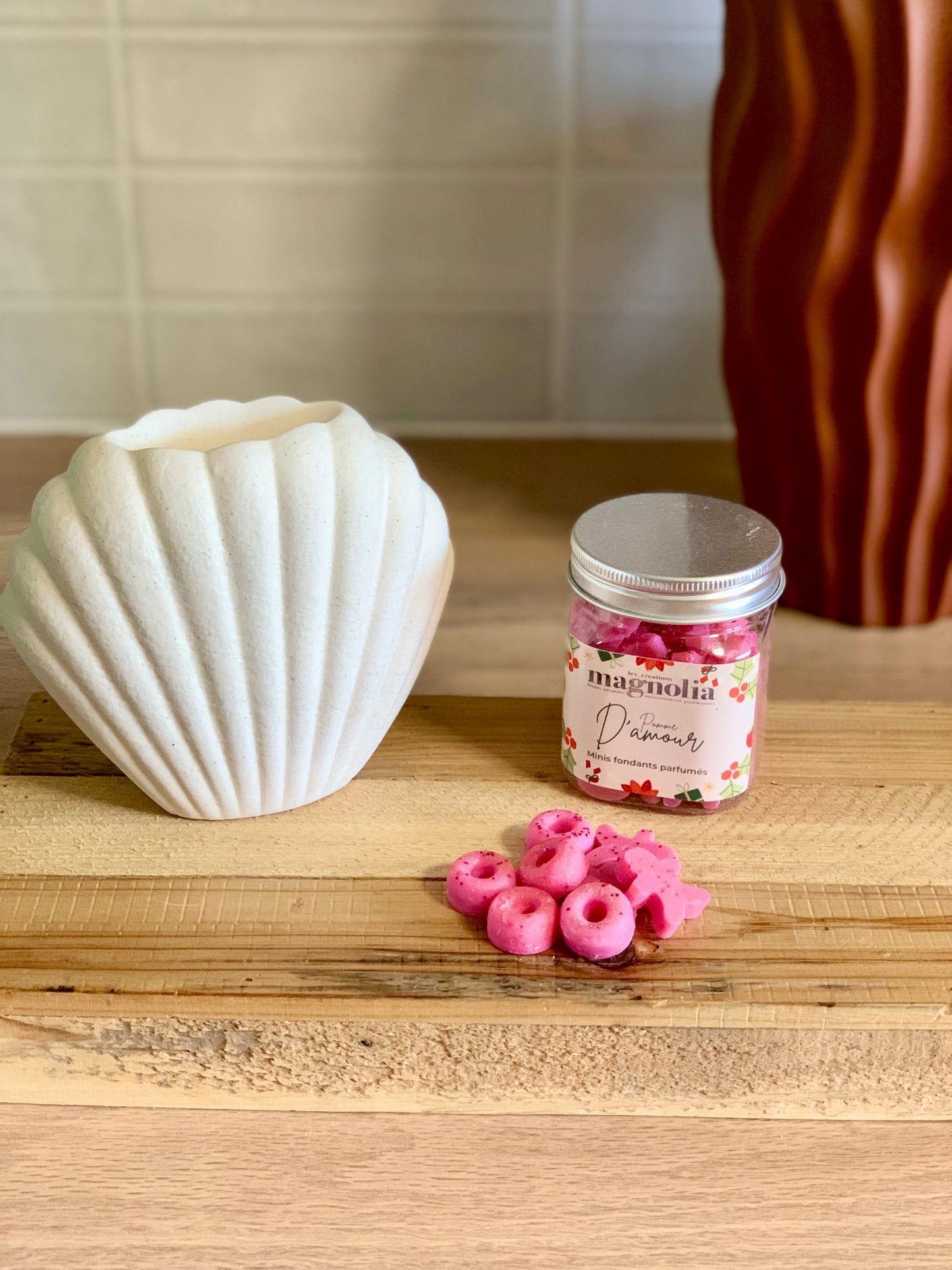 Petite Box de Fondants Parfumés Pomme d’Amour – Une Douceur Caramélisée et Gourmande