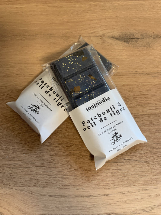 Fondant Parfumé Patchouli & Œil de Tigre – Une Alliance Mystique et Envoûtante