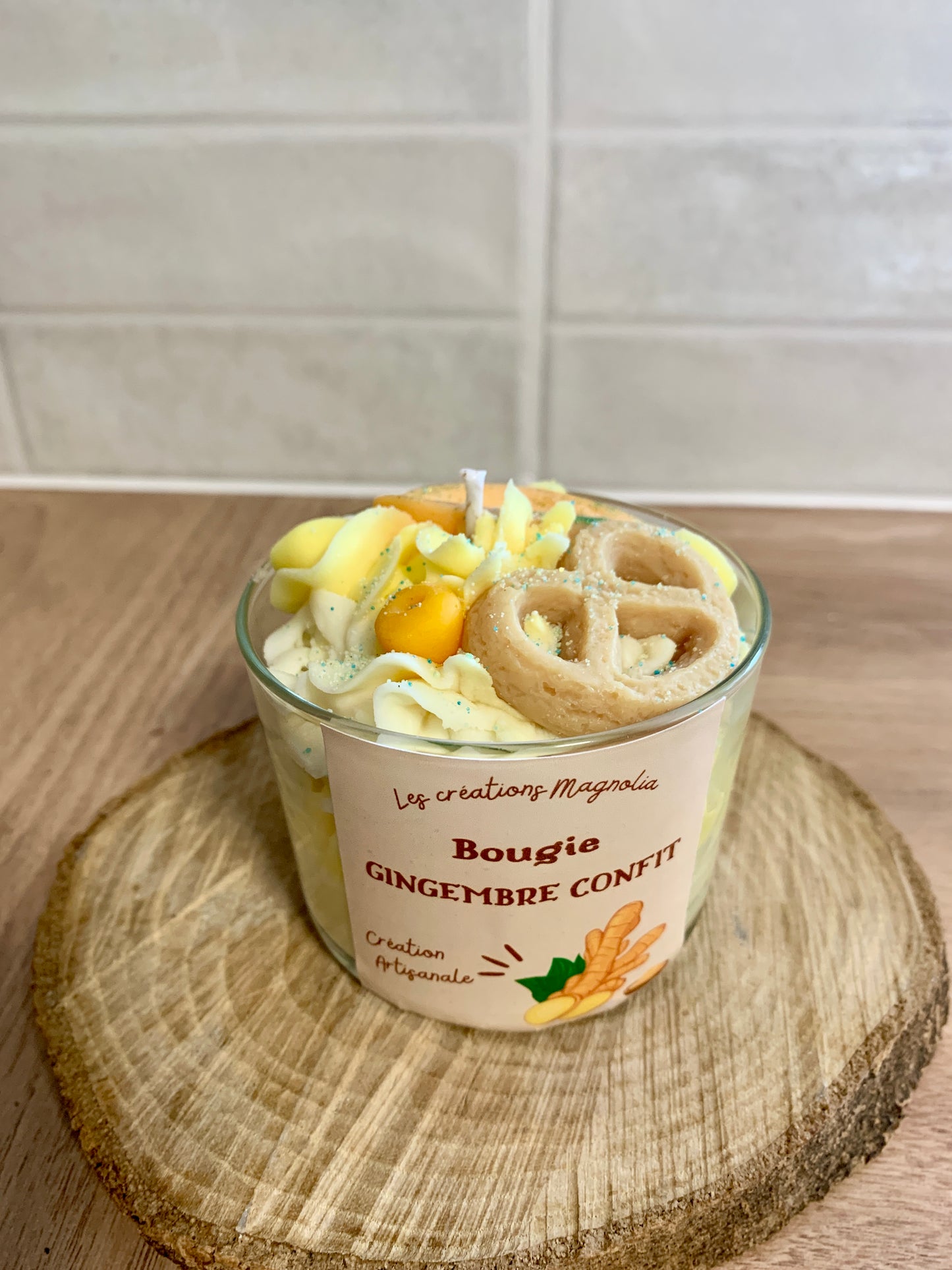 Bougie Gingembre confit