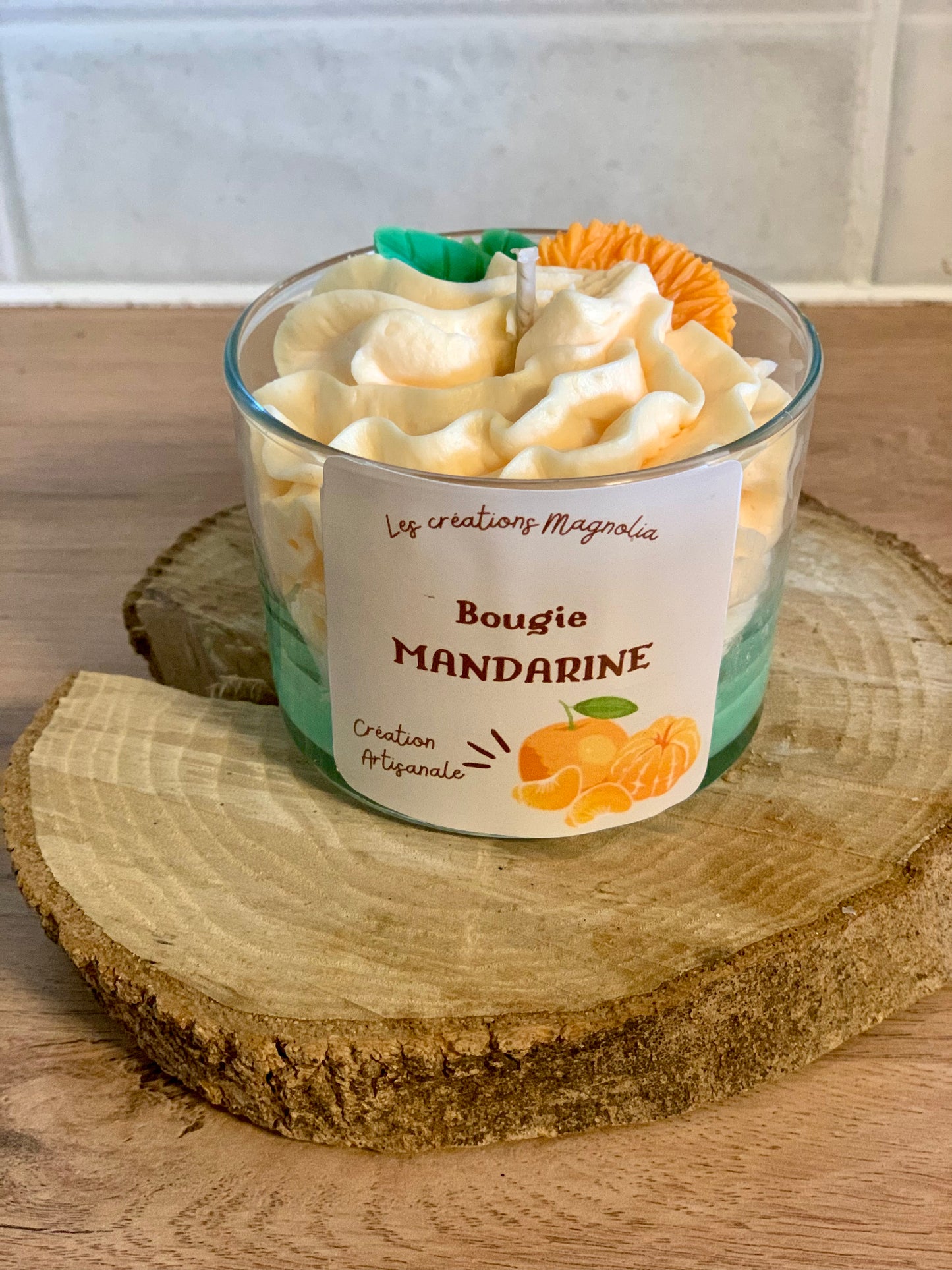 Bougie Parfumée Mandarine – Une Explosion de Fraîcheur et de Douceur