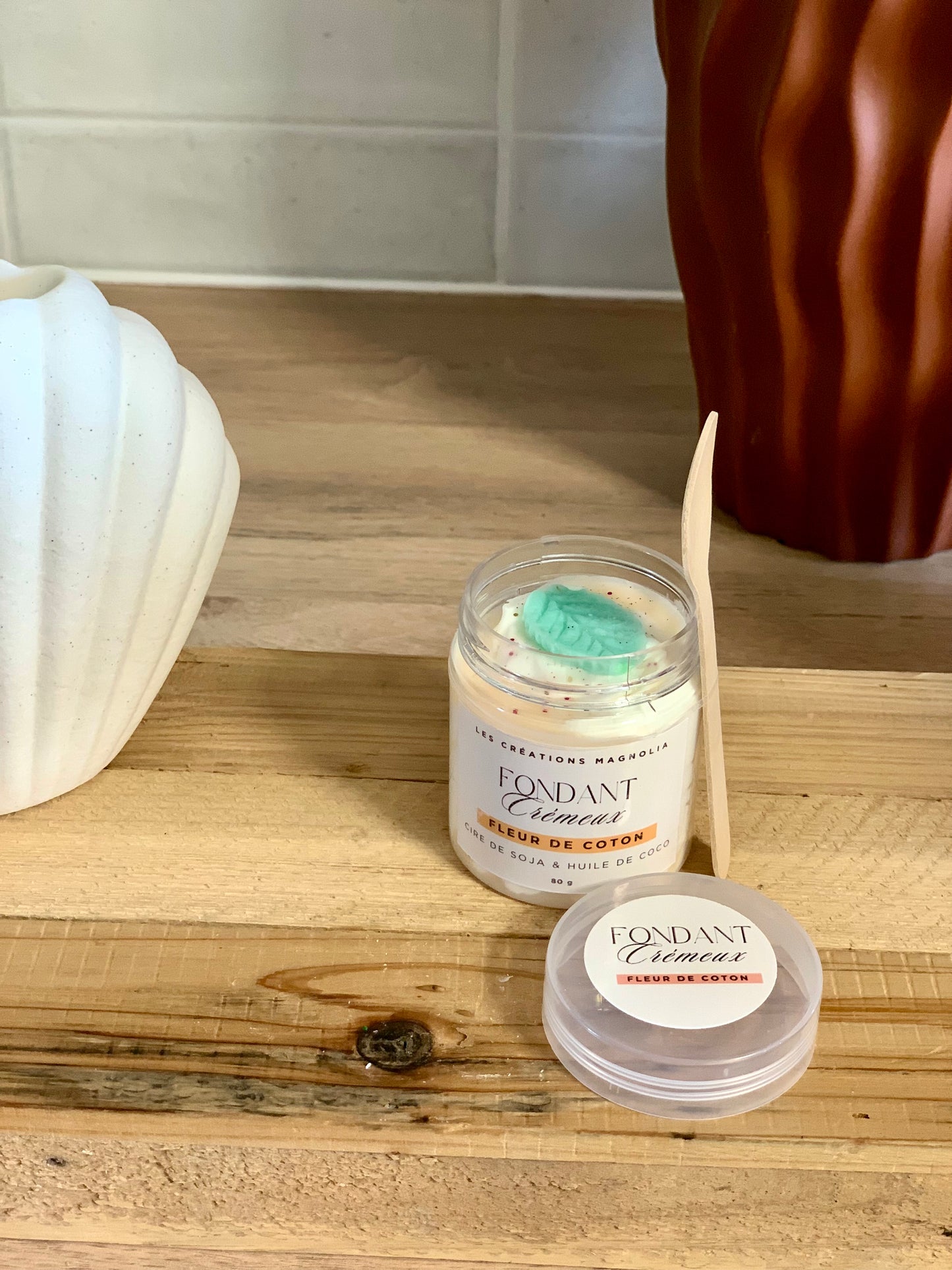 Fondant Crémeux Parfumé Fleur de Coton – Douceur et Fraîcheur Subtile