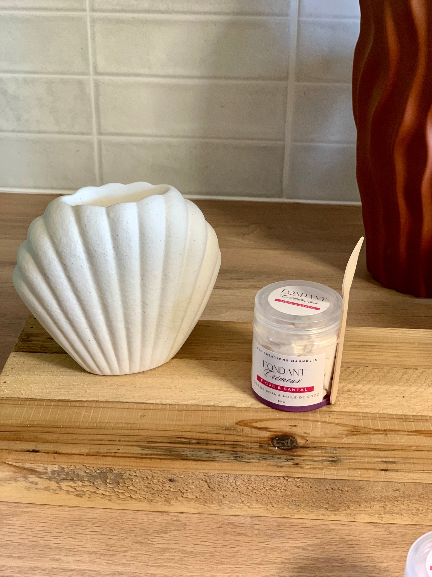 Fondant Crémeux Parfumé Figue et Santal – Élégance et Douceur Boisée