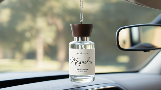 Suspension Parfumée pour Voiture - Parfum Fleur de Frangipanier