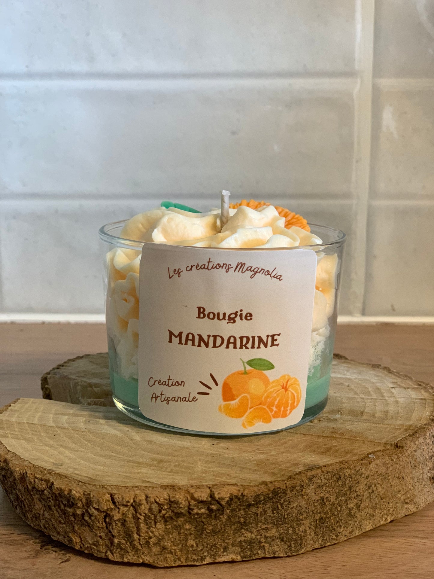 Bougie Parfumée Mandarine – Une Explosion de Fraîcheur et de Douceur