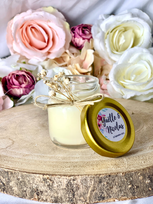 Mini Bougies Parfumées – Un Souvenir Unique pour Vos Événements