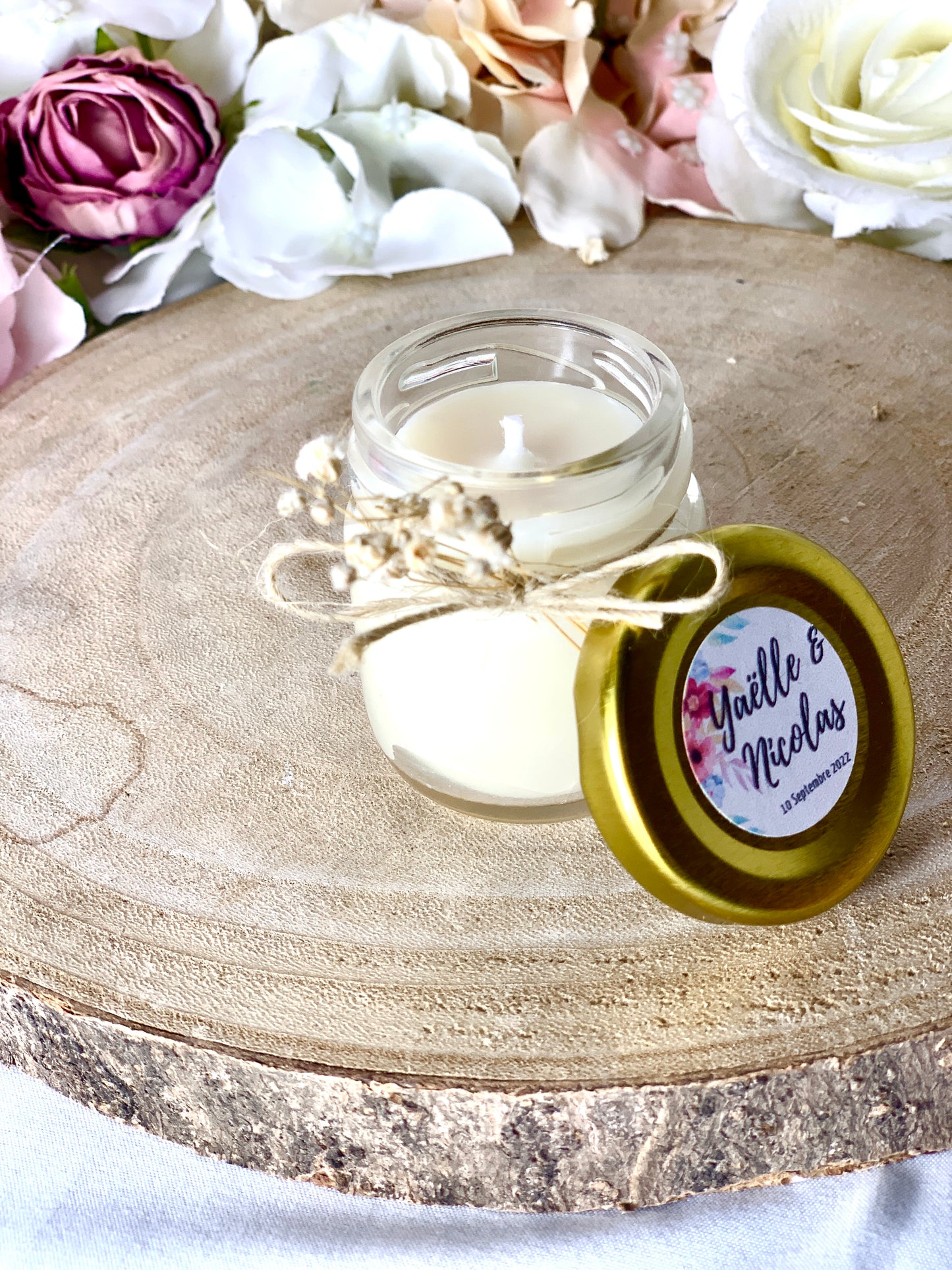 Mini Bougies Parfumées – Un Souvenir Unique pour Vos Événements